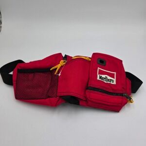 Marlboro Red Fanny Pack Waist Bag Adjustable Strap Pouch Belt Bag